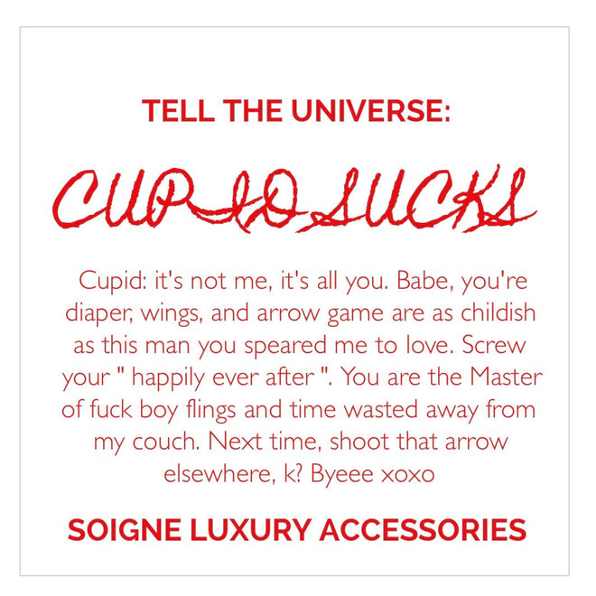 The Cupid Sucks Candle - Soigne Luxury Accessories - Soigne Luxury Accessories - Soigne Luxury Accessories -