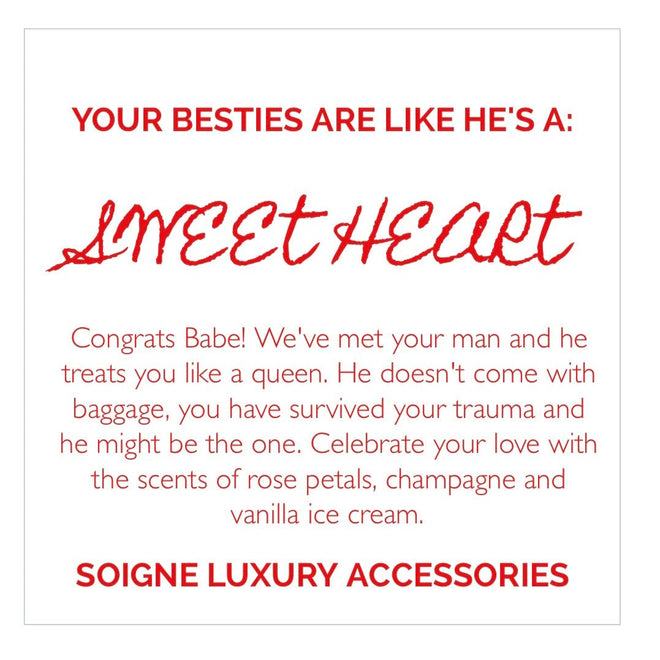 The Sweetheart Candle - Soigne Luxury Accessories - Soigne Luxury Accessories - Soigne Luxury Accessories -