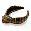 Fall Harvest Plaid Knotted Headband