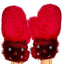 Over Sized Faux Fur Bedazzled Mittens - Soigne Luxury Accessories - Gloves & Mittens - Soigne Luxury Accessories - Soigne Luxury Accessories - 