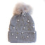 Bedazzled Beanie Grey - Soigne Luxury Accessories - Soigne Luxury Accessories - winter beanie grey - Soigne Luxury Accessories -