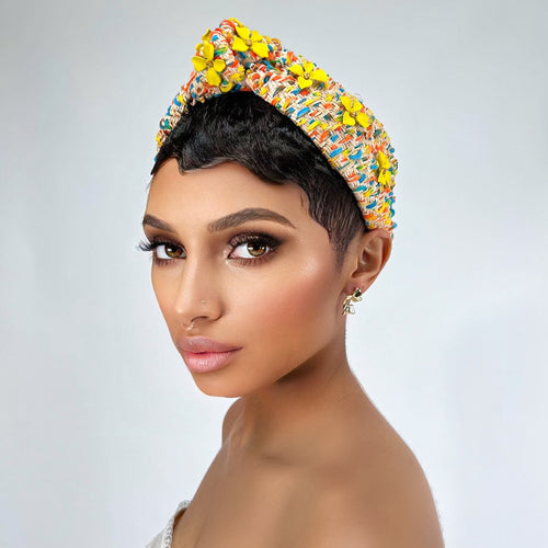 Daffodil Multi Color Knotted Headband