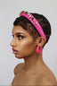 The Neon Rainbow Headband in Pink