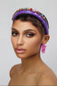 The Neon Rainbow Headband Purple