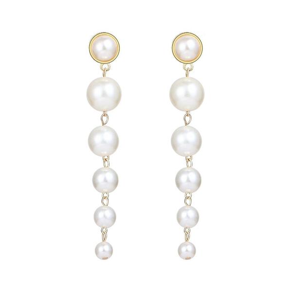 Long Distance Pearl Drop Earrings - Soigne Luxury Accessories - Earrings - Soigne Luxury Accessories - SPDD001 - Soigne Luxury Accessories -