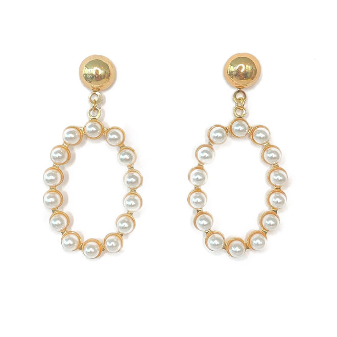 Oval Office Pearl Drop Earrings - Soigne Luxury Accessories - Earrings - Soigne Luxury Accessories - SPODJ001 - Soigne Luxury Accessories -
