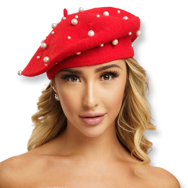 The Beret In Red - Soigne Luxury Accessories - Soigne Luxury Accessories - Soigne Luxury Accessories -