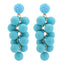 The Ellie Earrings in Blue - Soigne Luxury Accessories - Soigne Luxury Accessories - Soigne Luxury Accessories -