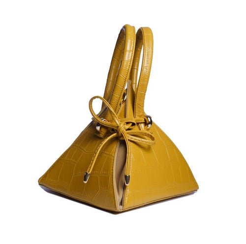 The Prism Bag In Yellow - Soigne Luxury Accessories - Handbags - Soigne Luxury Accessories - Soigne Luxury Accessories -