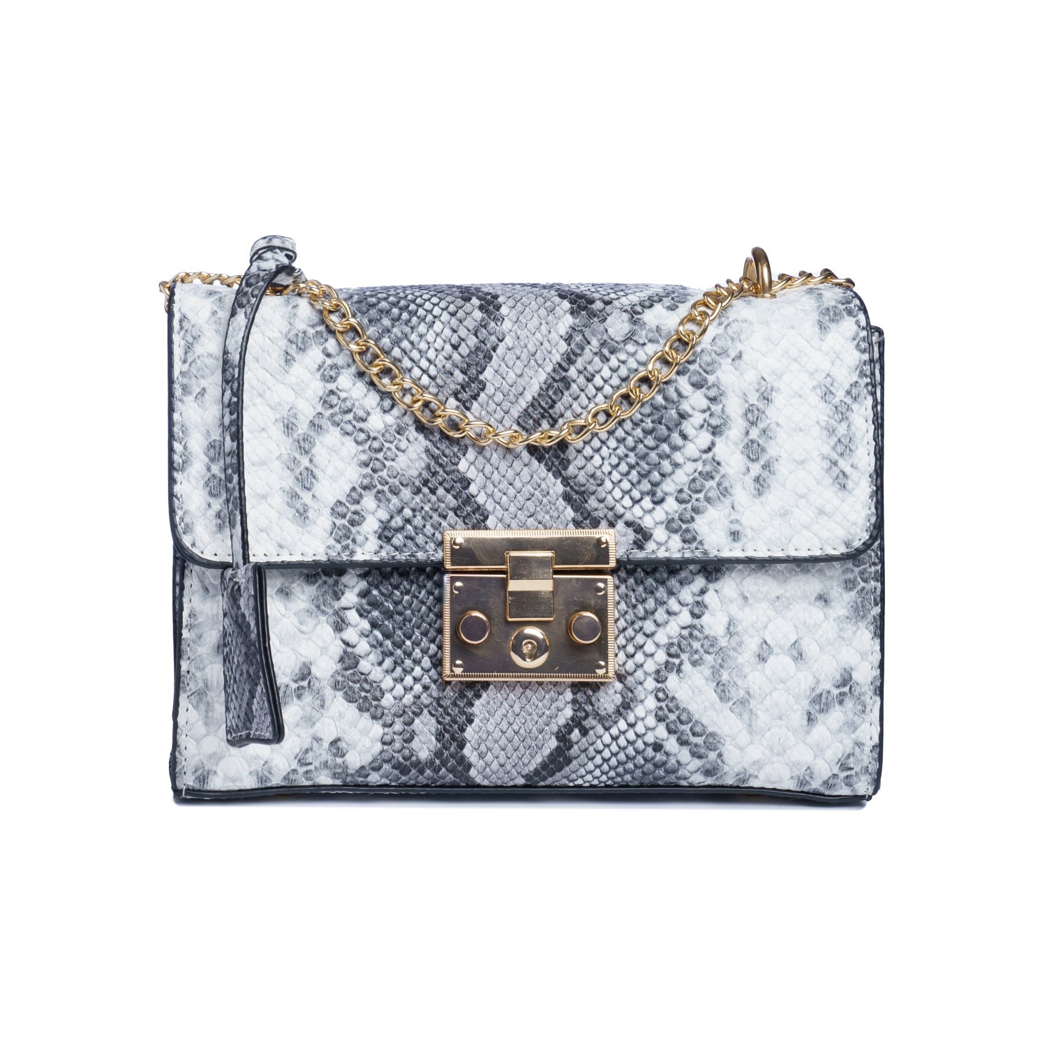 The Serpentine Bag in White – Soigne Luxury Accessories