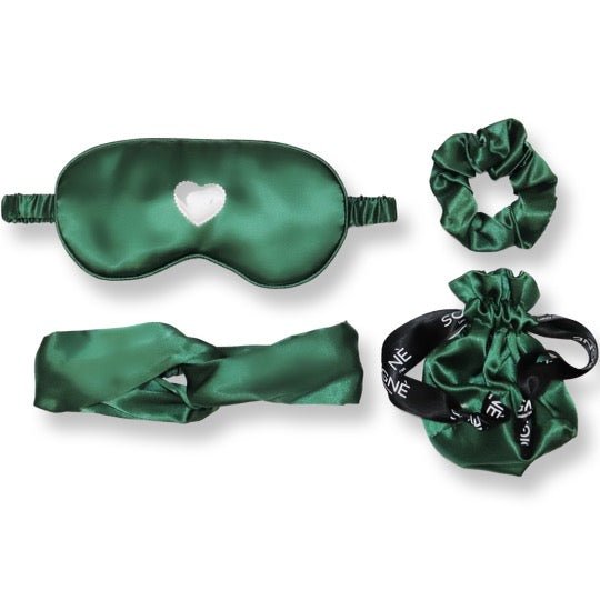 The Sleep Set in Emerald - Soigne Luxury Accessories - Hair Accessories - Soigne Luxury Accessories - Soigne Luxury Accessories -
